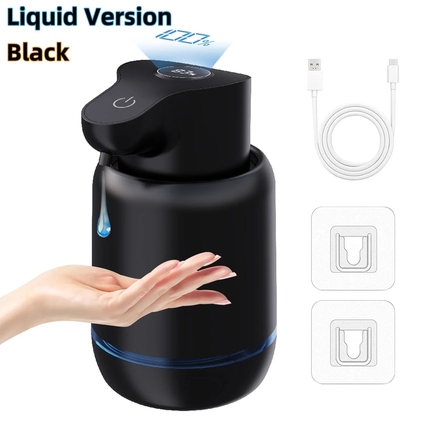 380ml Touchless Foam Soap Dispenser – USB Rechargeable