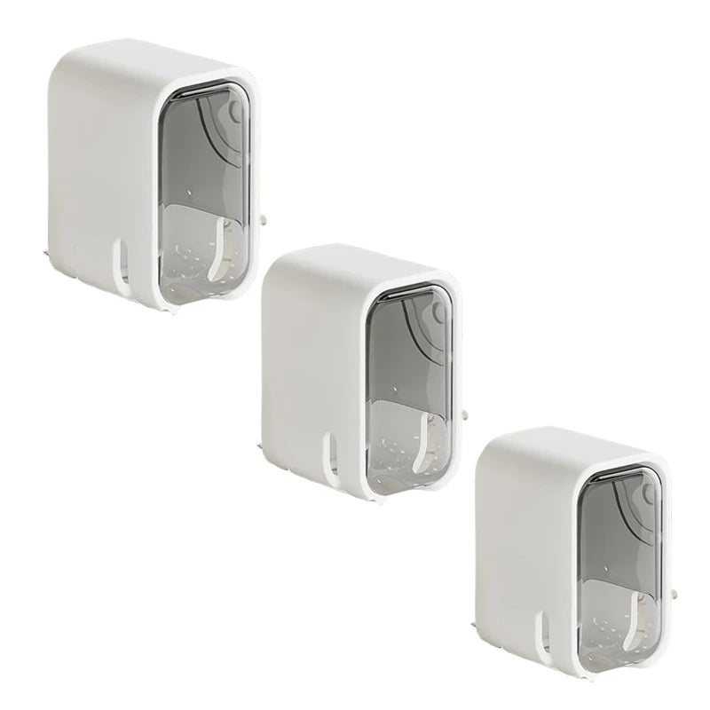 Wall-Mounted Toothbrush Holder Organizer