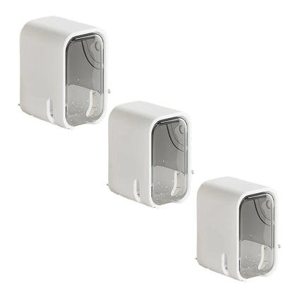 Wall-Mounted Toothbrush Holder Organizer