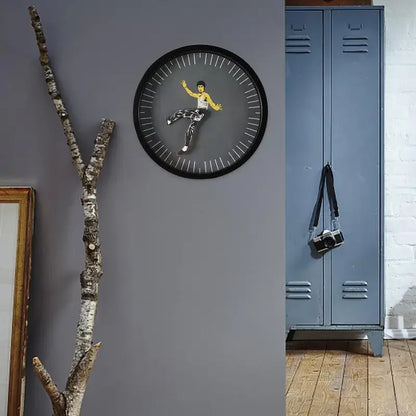 Kungfu Wall Clock – Silent & Unique Home Decor