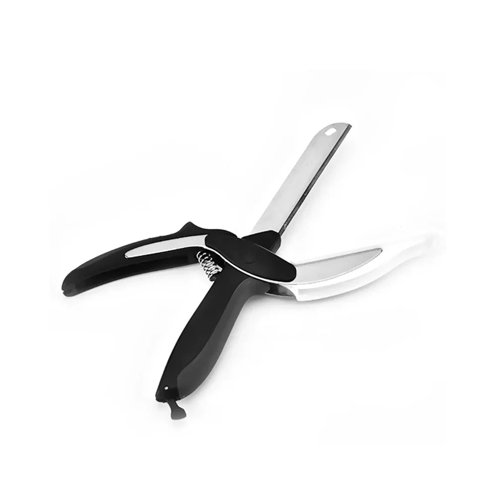Stainless Steel 2‑in‑1 Kitchen Scissors & Chopper