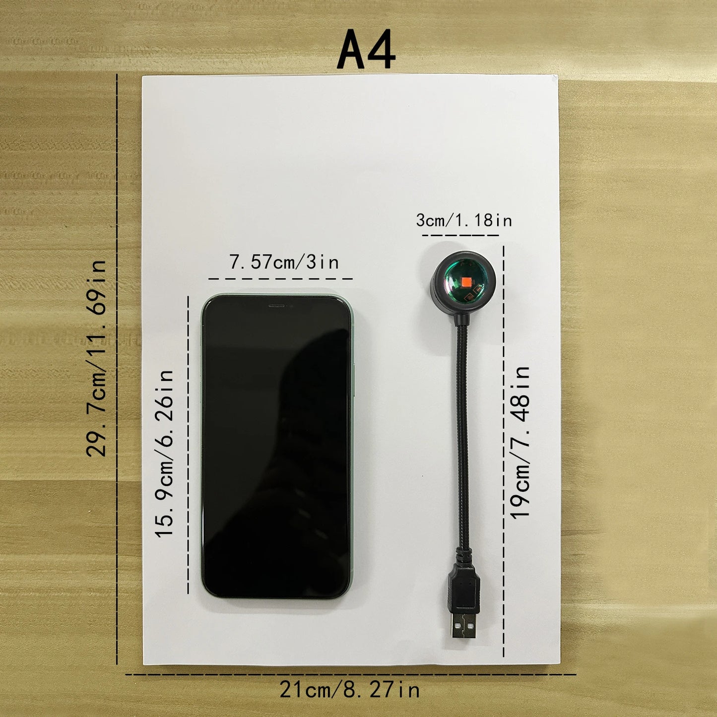 Sunset Lamp – Rotatable LED Home Light