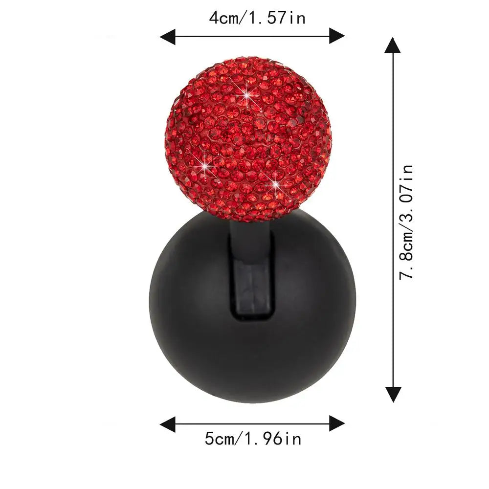 Crystal Car Push Start Button Cover – Rhinestone Interior Decor