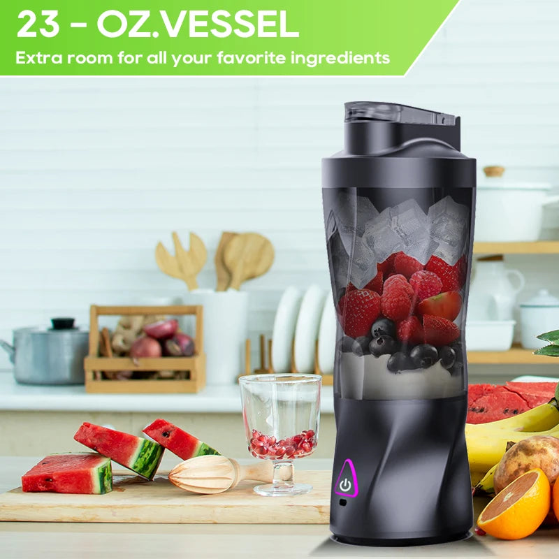 Portable 700ml Juicer Blender – USB Rechargeable Smoothie Maker
