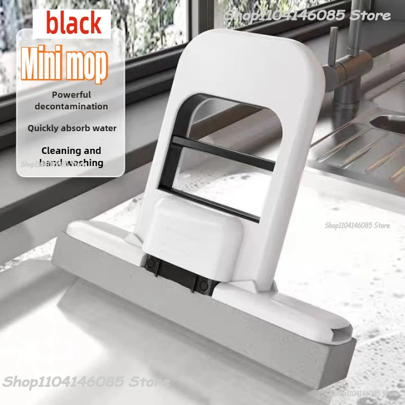 Mini Foldable Cleaning Mop – Handheld Home & Car Cleaner