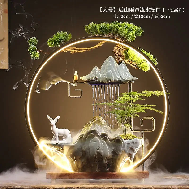 Zen Ceramic Water Fountain Humidifier