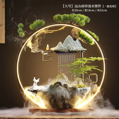 Zen Ceramic Water Fountain Humidifier