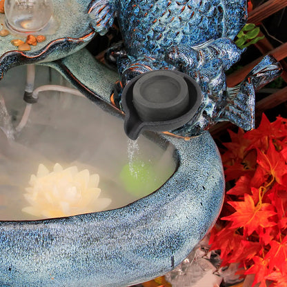 Mini Water Mill Desktop Fountain – Relaxing Tabletop Waterfall Decor