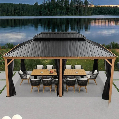 Aluminum Alloy Outdoor Gazebo – Modern Garden & Courtyard Pavilion