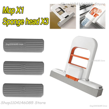 Mini Sponge Mop – Wet & Dry Cleaning for Home & Bathroom